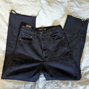 Levi's ribcage ankle straight jeans size 27